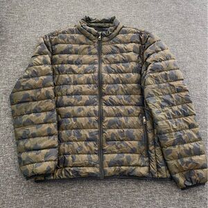 Men's Camouflage Puffer Jacket